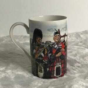 Dunoon Historic Scotland Piper's Galore Coffee Mug - Made in Scotland - 1980's